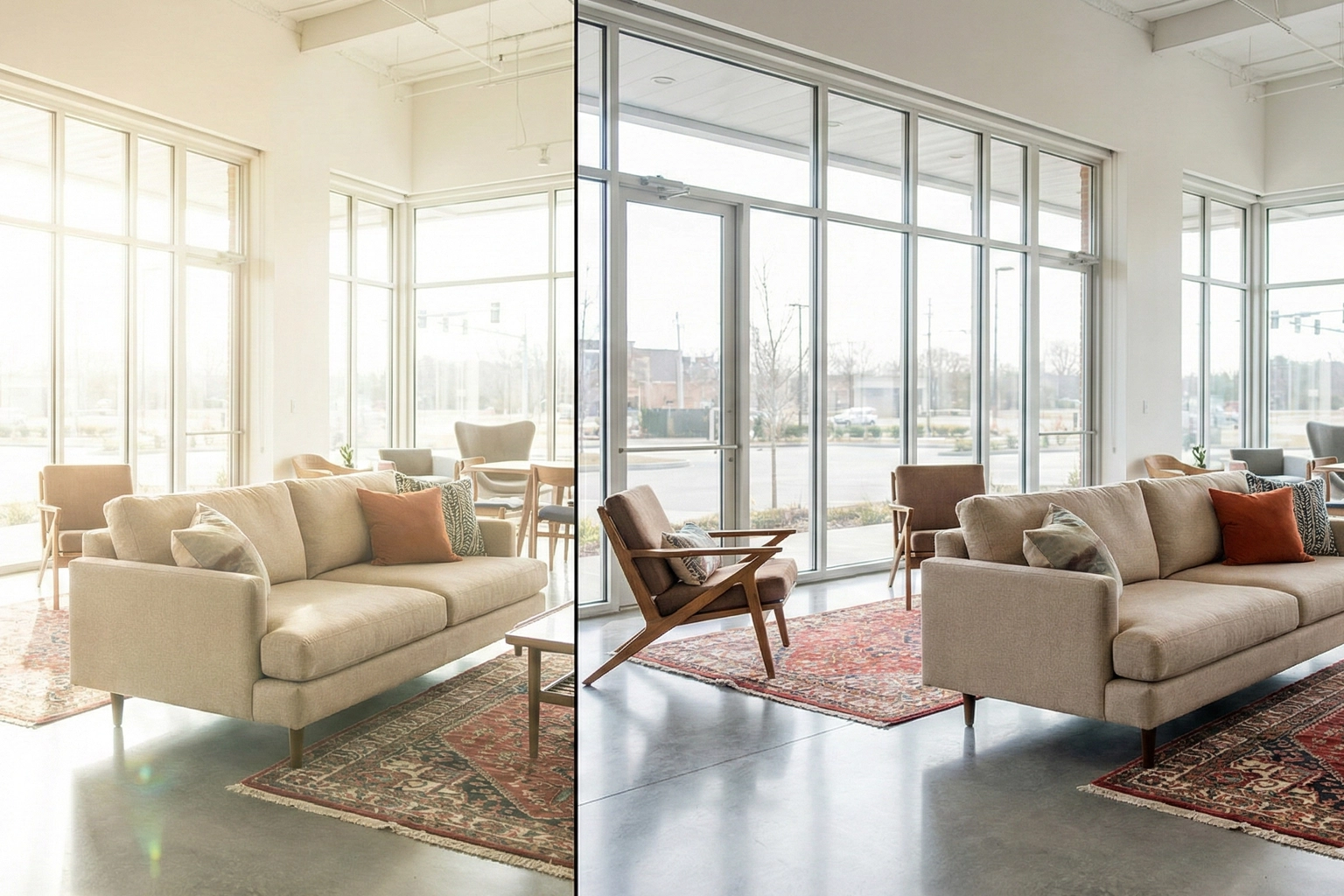 Vitrine film anti-UV